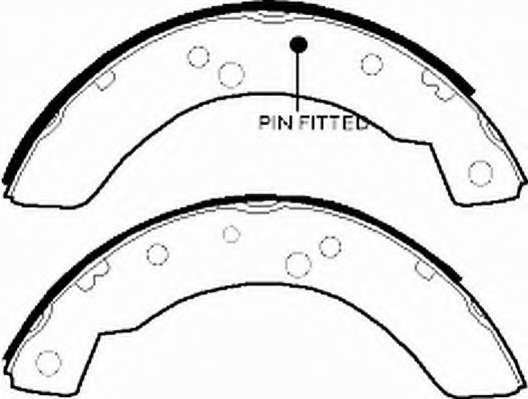 Комплект тормозных колодок