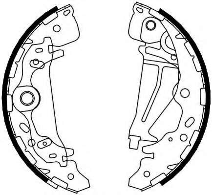 Комплект тормозных колодок