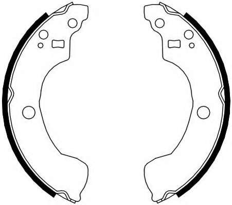 Комплект тормозных колодок