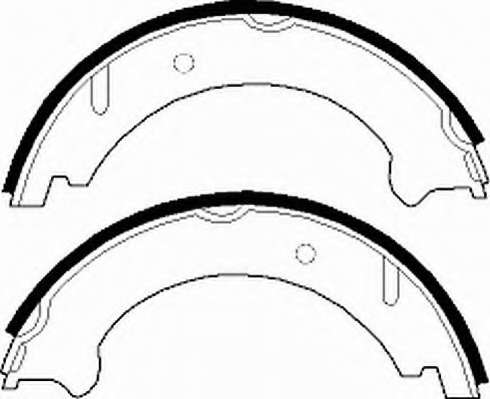 Комплект тормозных колодок, стояночная тормозная система