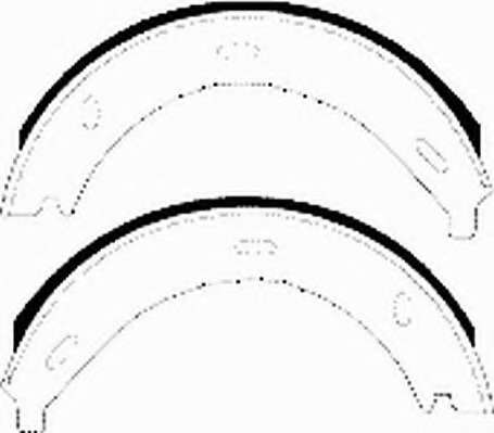 Комплект тормозных колодок, стояночная тормозная система
