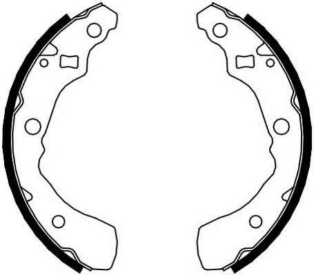 Комплект тормозных колодок