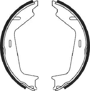 Комплект тормозных колодок, стояночная тормозная система