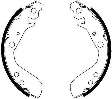 Комплект тормозных колодок