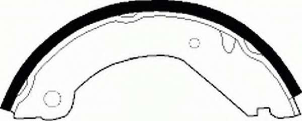 Комплект тормозных колодок, стояночная тормозная система