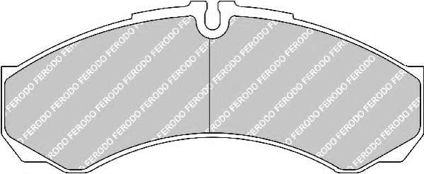 Комплект тормозных колодок, дисковый тормоз