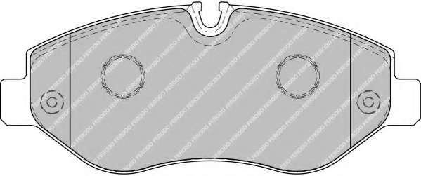 Комплект тормозных колодок, дисковый тормоз