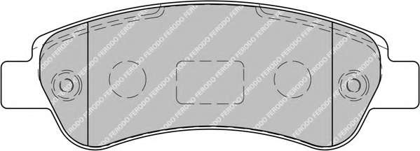 Комплект тормозных колодок, дисковый тормоз