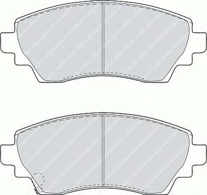 Комплект тормозных колодок, дисковый тормоз