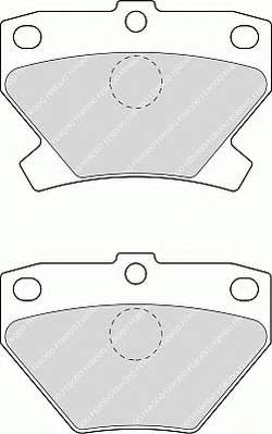 Комплект тормозных колодок, дисковый тормоз