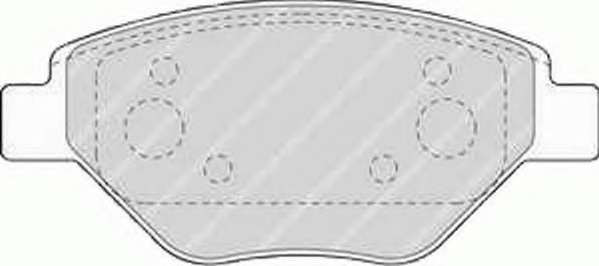 Комплект тормозных колодок, дисковый тормоз