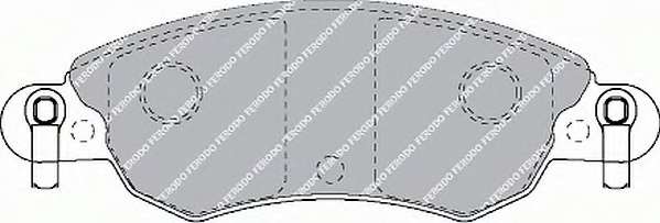Комплект тормозных колодок, дисковый тормоз