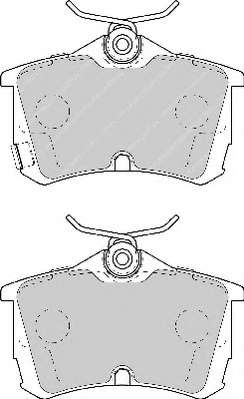 Комплект тормозных колодок, дисковый тормоз