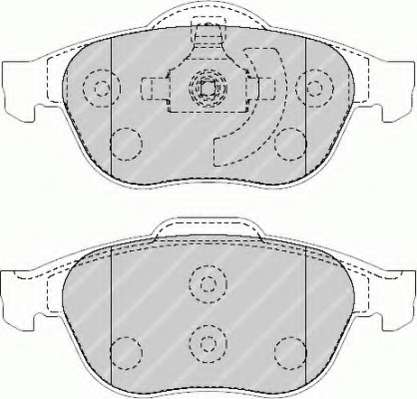 Комплект тормозных колодок, дисковый тормоз