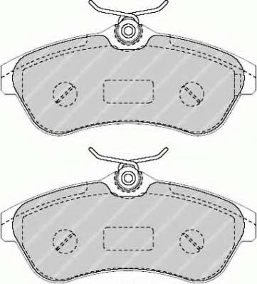 Комплект тормозных колодок, дисковый тормоз