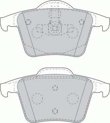 Комплект тормозных колодок, дисковый тормоз