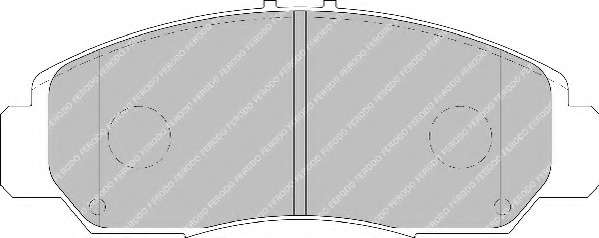 Комплект тормозных колодок, дисковый тормоз