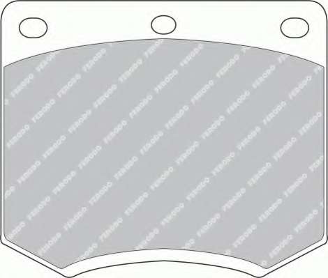 Комплект тормозных колодок, дисковый тормоз