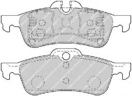 Комплект тормозных колодок, дисковый тормоз