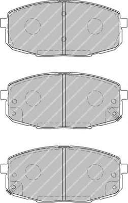 Комплект тормозных колодок, дисковый тормоз