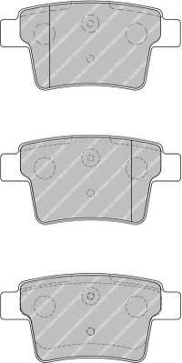 Комплект тормозных колодок, дисковый тормоз