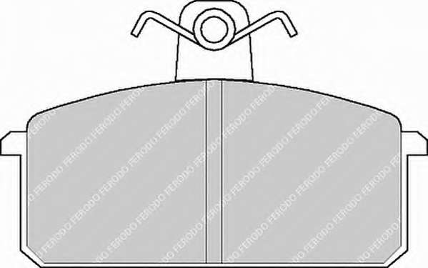 Комплект тормозных колодок, дисковый тормоз