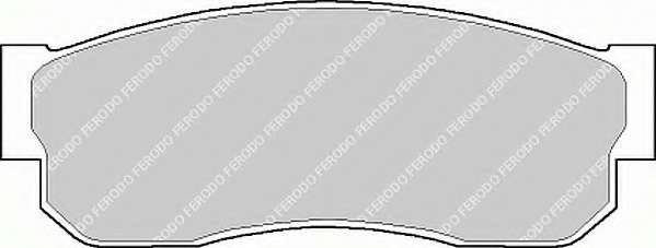 Комплект тормозных колодок, дисковый тормоз