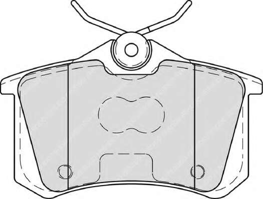 Комплект тормозных колодок, дисковый тормоз