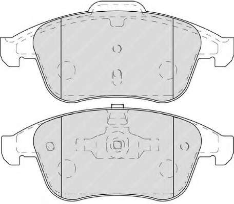 Комплект тормозных колодок, дисковый тормоз