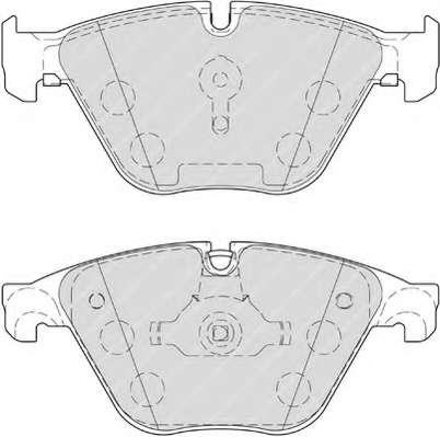 Комплект тормозных колодок, дисковый тормоз
