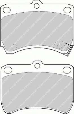 Комплект тормозных колодок, дисковый тормоз