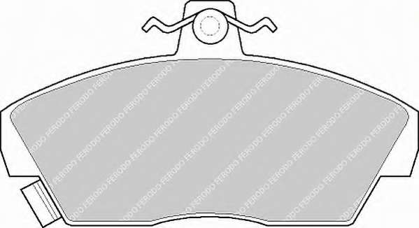 Комплект тормозных колодок, дисковый тормоз