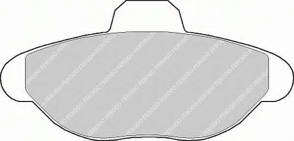 Комплект тормозных колодок, дисковый тормоз