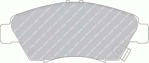 Комплект тормозных колодок, дисковый тормоз