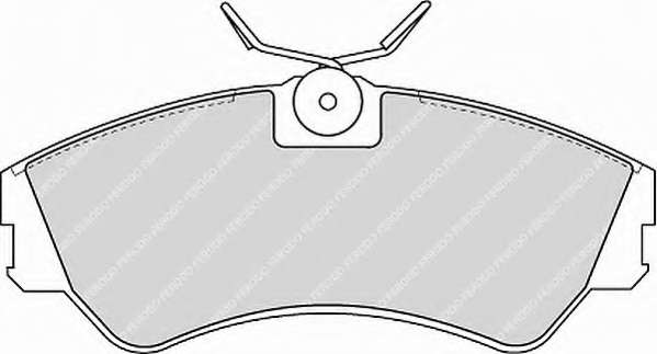 Комплект тормозных колодок, дисковый тормоз