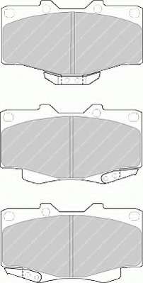 Комплект тормозных колодок, дисковый тормоз