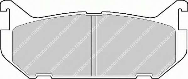 Комплект тормозных колодок, дисковый тормоз