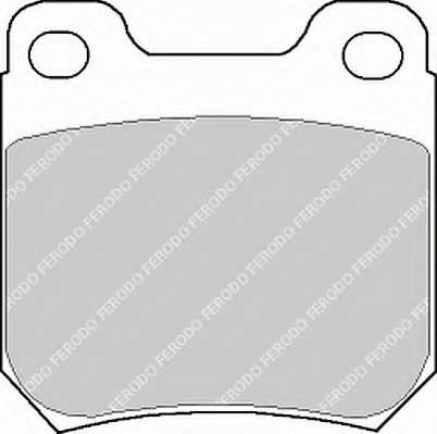 Комплект тормозных колодок, дисковый тормоз