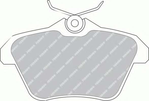 Комплект тормозных колодок, дисковый тормоз