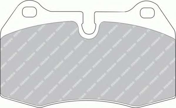 Комплект тормозных колодок, дисковый тормоз