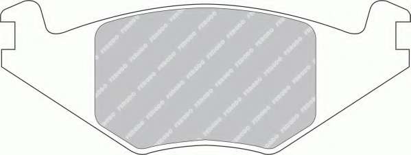 Комплект тормозных колодок, дисковый тормоз