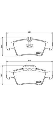 Комплект тормозных колодок, дисковый тормоз