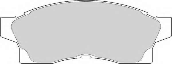 Комплект тормозных колодок, дисковый тормоз