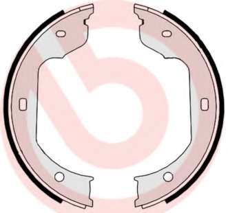 Комплект тормозных колодок, стояночная тормозная система