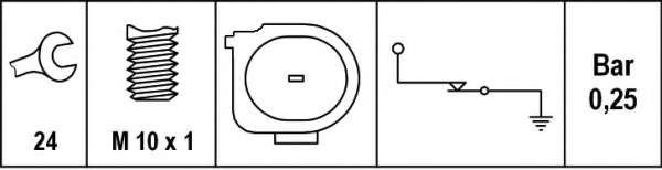 Датчик давления масла