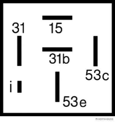 Реле, прерывистое включение стеклоочистителя