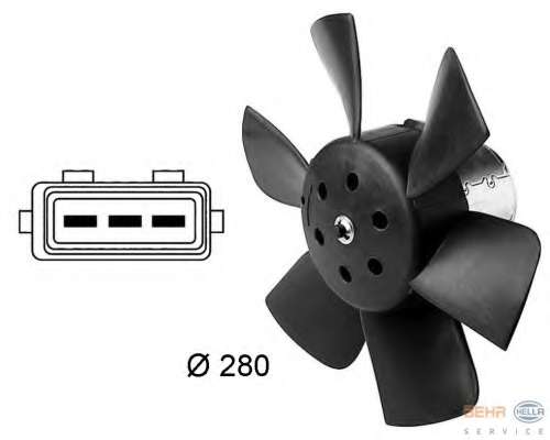 Вентилятор, охлаждение двигателя