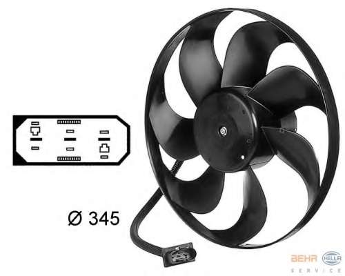 Вентилятор, охлаждение двигателя