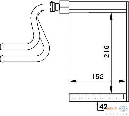 Теплообменник, отопление салона