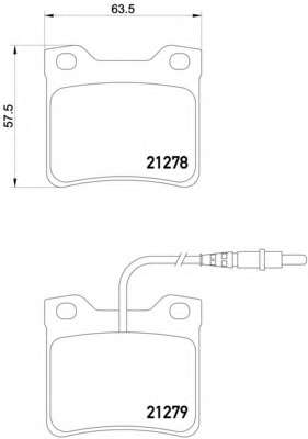 Комплект тормозов, дисковый тормозной механизм
